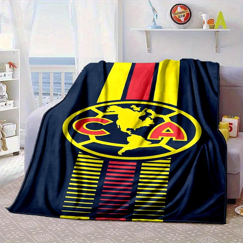 Club America Emblem Portable Blanket/Soft Blanket Bedding Blanket Suitable for Travel Camping Living Rooms Offices Sofas Fan Gifts