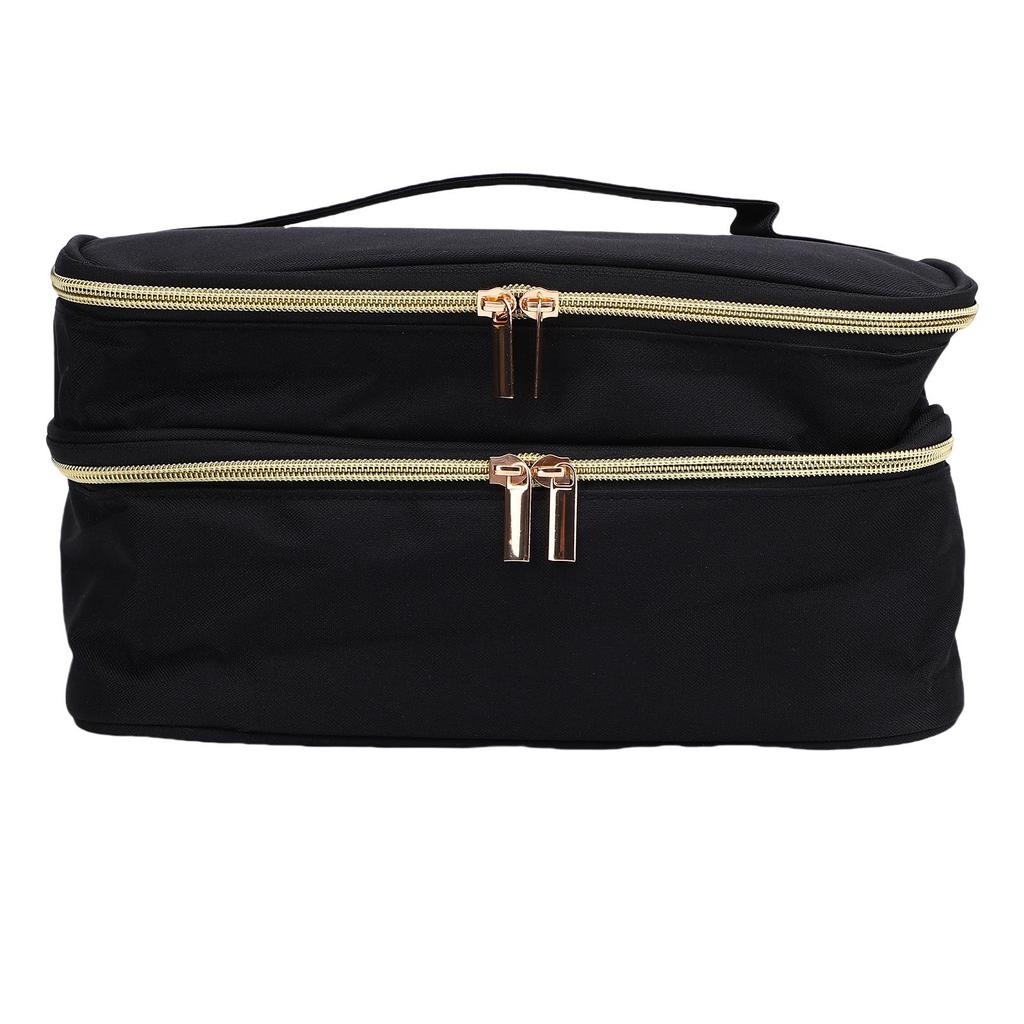 Сумка для хранения швейных принадлежностей 2 слоя ткань Оксфорд сумка-органайзер для швейных аксессуаров с 4 съемными разделителями для