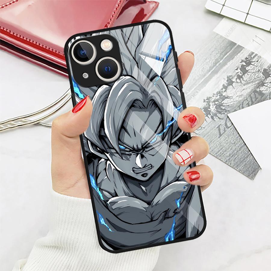 Anime D-ragonS B-allS Glass Phone Cover Case for iPhone 17 Pro Max Air XR 11 8 14 16 13 12 15 Plus