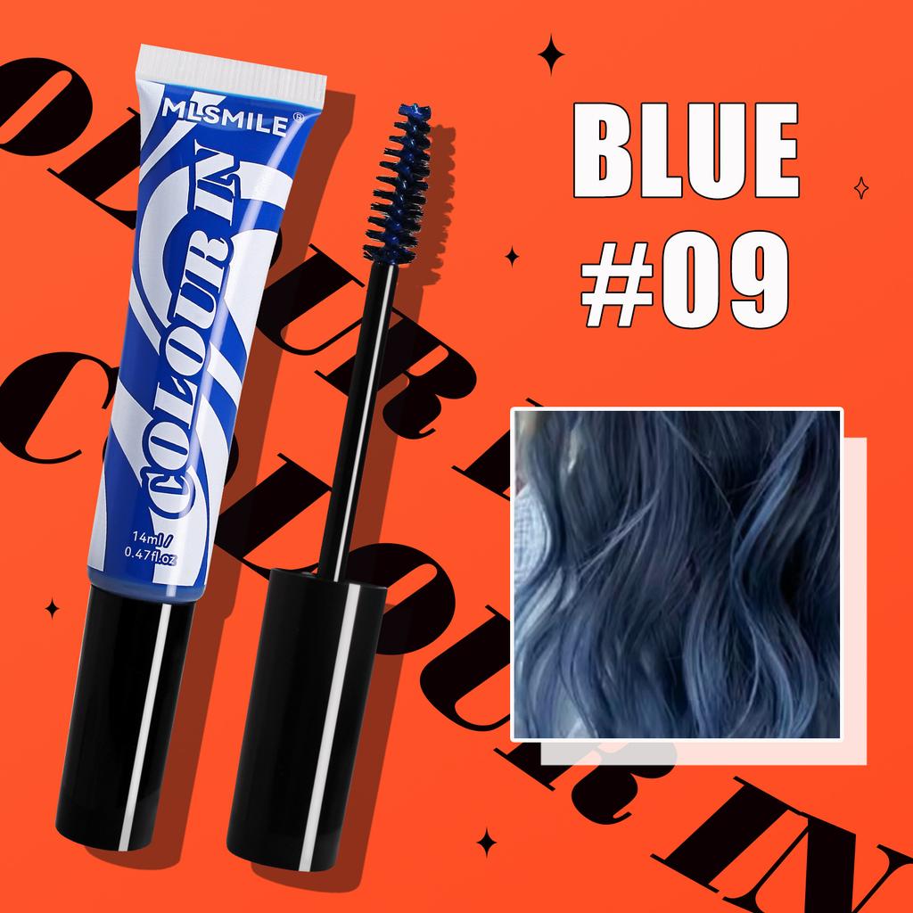 Одноразовая краска для волос красного, желтого и синего цвета, крем для бровей Cos Stage Makeup