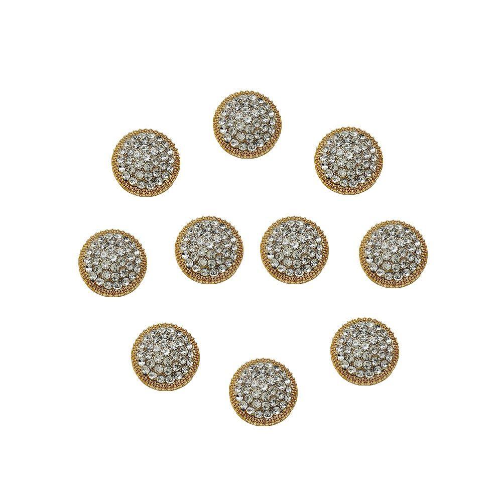 Fashion Clothing Decoration DIY Sewing Button Shirt Buttons Metal Rhinestone Buttons Needlework