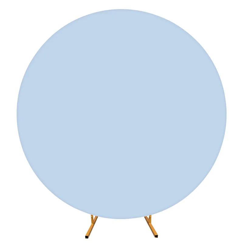 Круглый фон для фотосъемки шампанского, тканевый чехол для детского душа, дня рождения, свадьбы, декора, фотофон, тканевый круглый фон