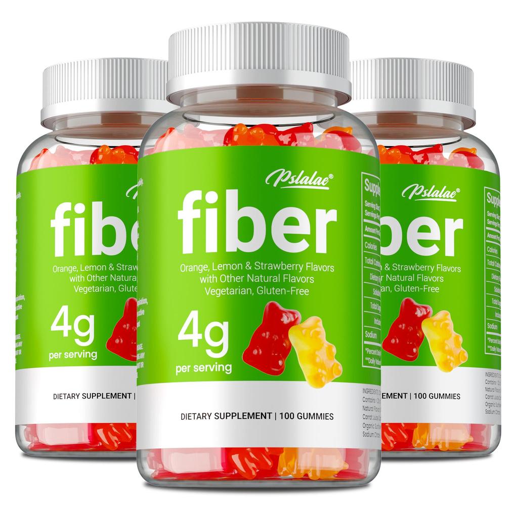 Dietary fiber gummies, supports digestive health, nutritional supplement, suitable for men and women.