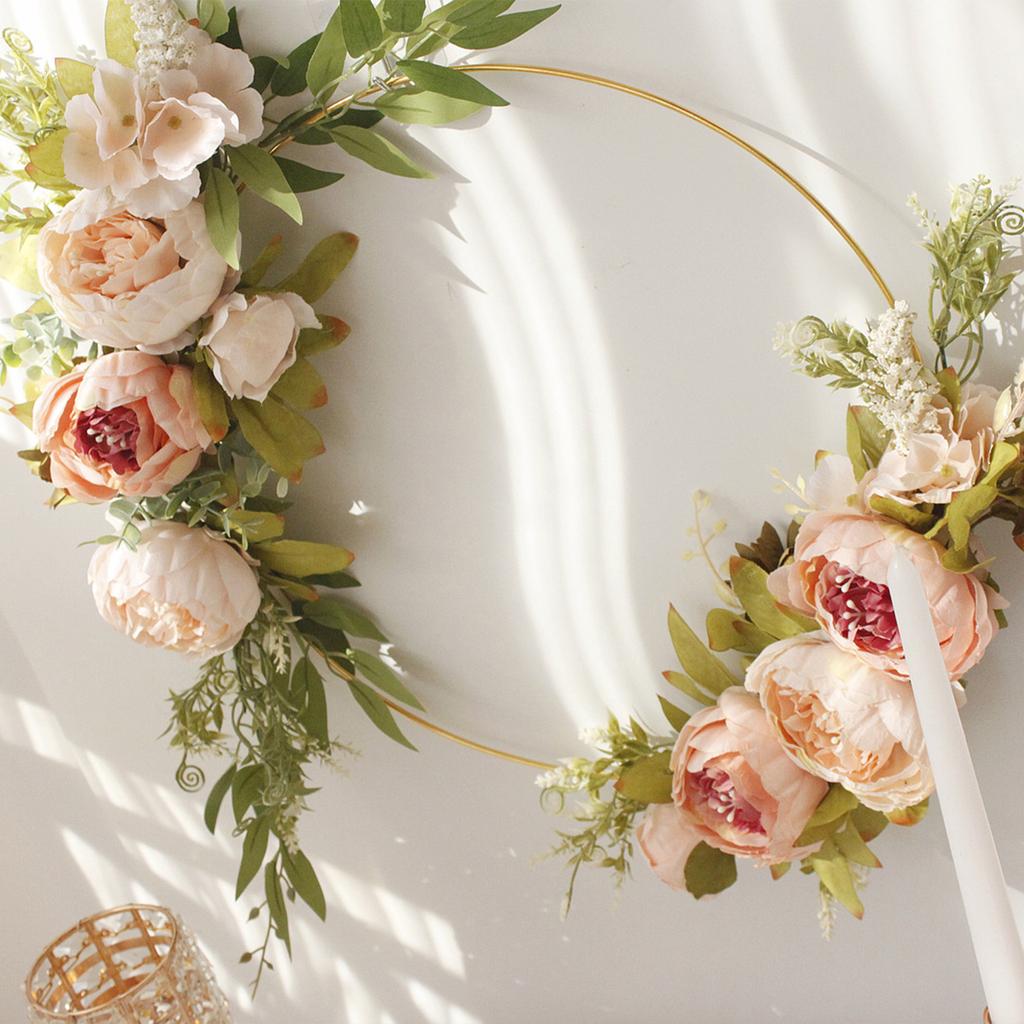 Имитация пионов венок украшения для дома и двери настенный искусственный пион венок свадьба