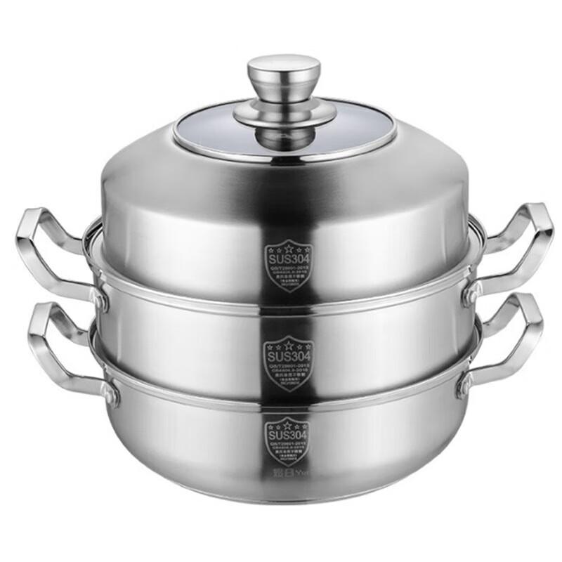 Yingbaite 304 Stainless Steel Steamer Pot
