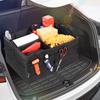 Large Capacity Car Storage Box Multi-Compartment Car Trunk Organizer Bag Portable Collapsible Cargo Storage Tool Auto Trucks Box