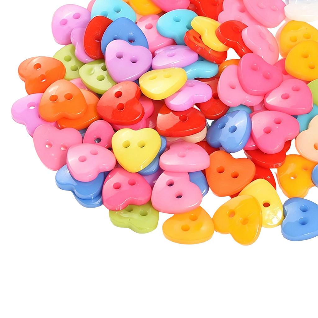 Plastic Sewing Button Bright Cartoon Craft Accessory Miniature Buttons Ornament Embellishments for Scrapbooking