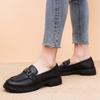 Loafers Women's New Retro British Style Low-top Small Leather Shoes Women's Low-heeled One-pedal Light and Breathable Women's Shoes