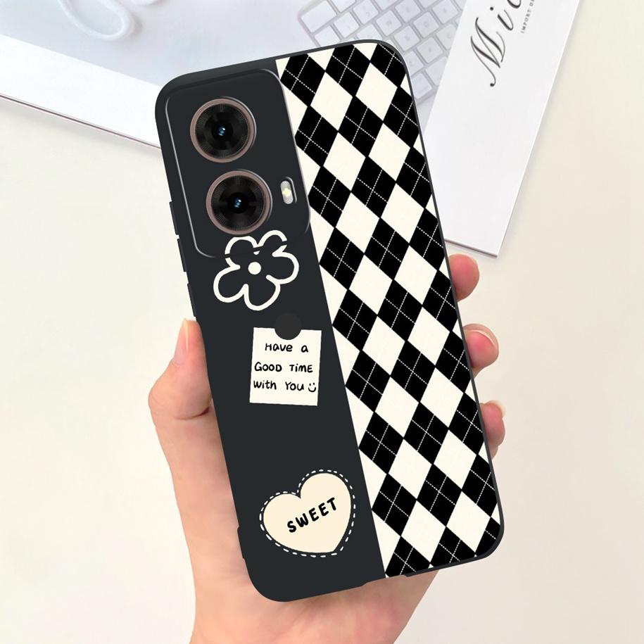 Для Motorola Moto G85 5G Чехол Милые Девочки-Астронавты Мягкий Силиконовый ТПУ Чехол для Телефона Для Moto G85 2024 Funda G 85 MotoG85 Матовый Чехол