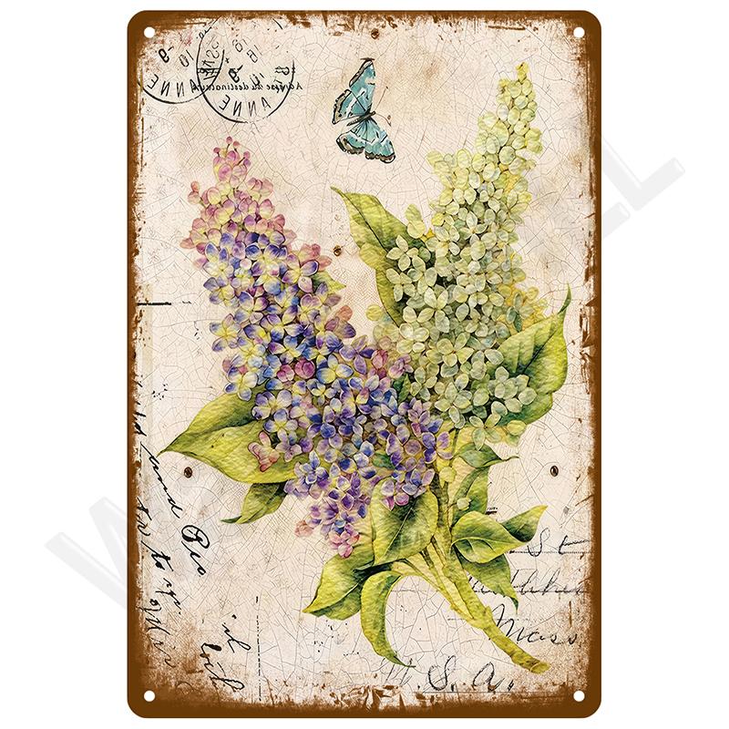 Retro Tin Sign Vintage Metal Signs Plates Posters House Interior Bathroom Wall Art Mural Aesthetic Room Home Decor Decorations