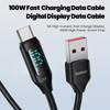 Toocki 100W USB Type C Кабель Для Huawei Honor Xiaomi Samsung Super Charge Быстрая Зарядка USB C Зарядное Устройство Data Cable Провод Шнур 1м 2м