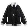Unisex Oversized Pink Vintage Streetwear Jacket Fall Lightweight Stand Collar Casual Outerwear