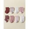 4 Pairs Baby Socks 0-12 Months, Non-Slip Infant Soft Socks for Boys and Girls, Newborn Baby Cute Ankle Socks Spring and Autumn