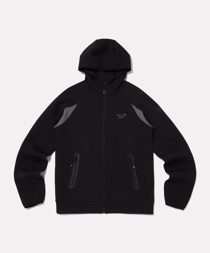 Reebok Толстовка с капюшоном на молнии из неопрена - Черный / 100240312