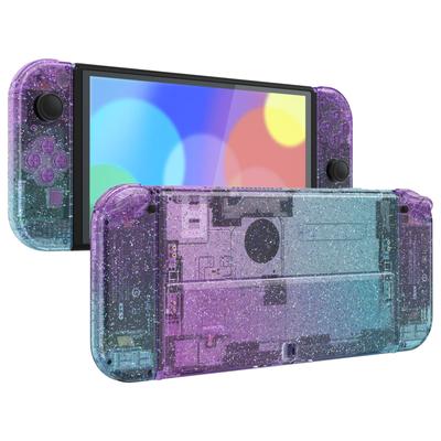 Не основной блок Прозрачная задняя панель для eXtremeRate Switch OLED PC-переключатель Задний переключатель совместим с портативным контроллером Switch OLED Joycon