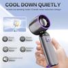Ручной высокоскоростной портативный турбовентилятор-кулер с регулировкой скорости 100, высокоскоростной вентилятор 3000 мАч, ручной вентилятор, мини-вентилятор для охлаждения