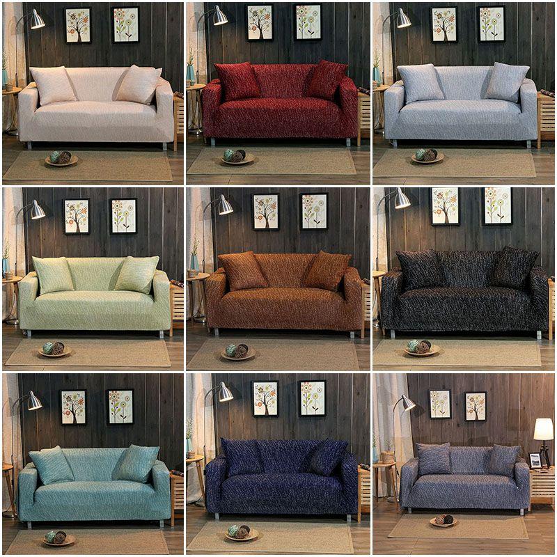 Super Soft Sofa Cover Stretch Elastic Fabric Sectional Couch Slipcover