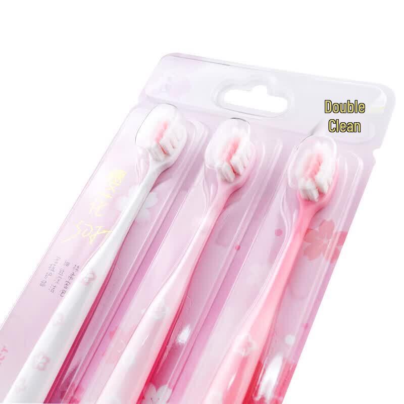 Зубная щетка Beijiajie Sakura F925 с мягкой щетиной (3-Pack)
