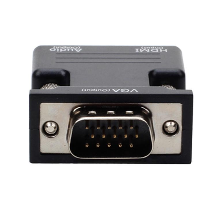 Кабель-конвертер HDMI в VGA с аудио - Адаптер HDMI (мама) в VGA (папа)