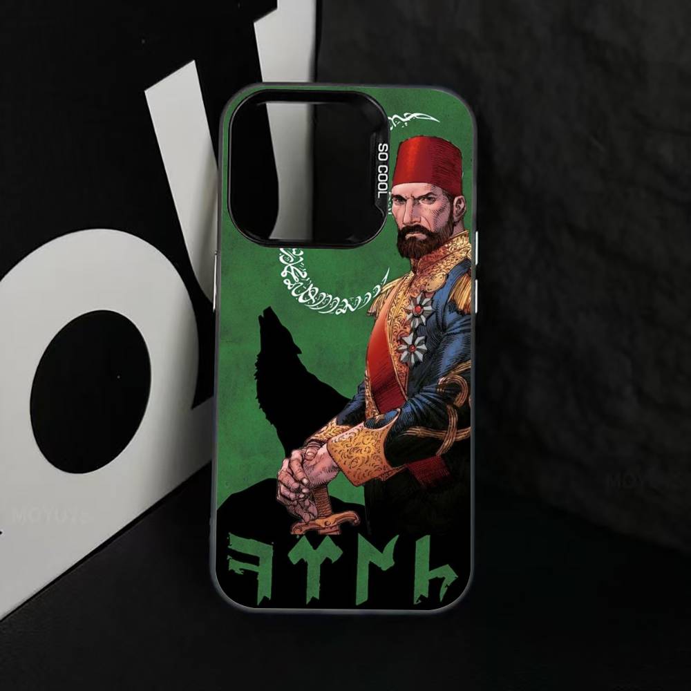Классический чехол-бампер Empire O-Ottoman для iPhone 17,16,15,14,13,12,11 Plus,Pro Max,XS, Цветной Серебристый Чехол для телефона Funda Cover