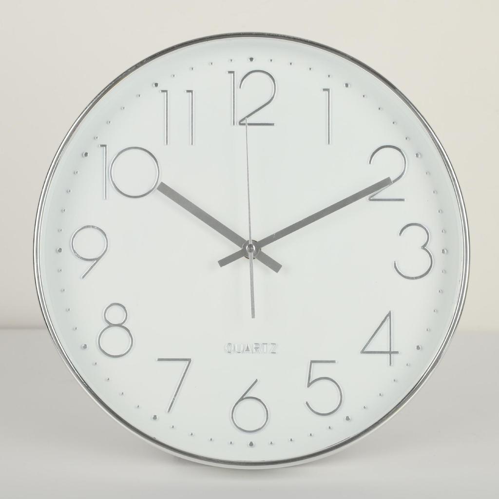20CM Silent 3D Nordic Style Wall Clock for Living Room
