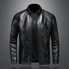 Куртки мужские осенне-зимние корейские модные воротники-стойки мужская одежда больших размеров красивые мотоциклетные куртки из мягкой кожи