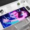 Fantasy Warrior Girl Gaming Mouse Pad Gamer Mousepad Study Desk Mat Non-Slip Rubber Base Office and Gaming Desk Decoration