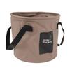 Collapsible Bucket 10L High Temperature Resistant Portable Folding Water Bucket with Handle for Camping Fishing Picnic