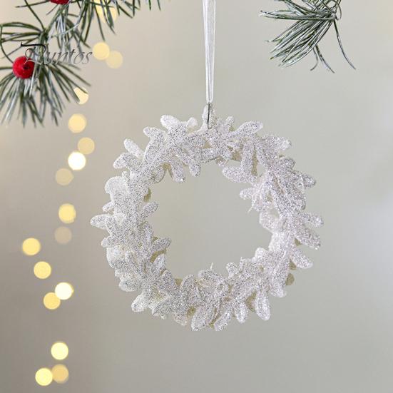 Блестящие рождественские украшения, лось, снежинка, елочные подвесные украшения, зимняя тематика, праздничный декор, подвеска для деревьев, стен, дверей