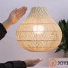 JOYINLED E27 Ротанговый Люстра 35см Ротанг Бохо Плетеная Ручная Работа Подвесной Светильник для Столовой Кухонного Острова Гостиной