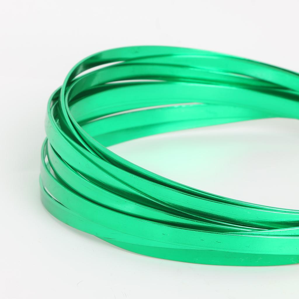 3 метра/лот, плоская алюминиевая проволока 5 мм x 1 мм для DIY ювелирных изделий, резьба для изготовления ремесел