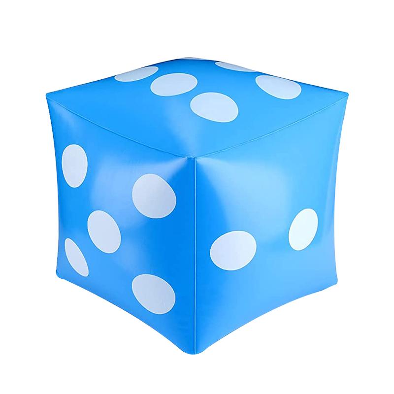 13,7-дюймовые гигантские надувные кубики от Novelty, белые и черные, для игры в помещении и на улице