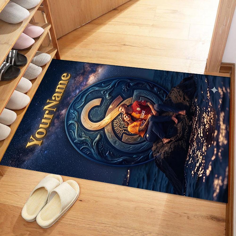 Galatasaray Personalized Name Area Rug Perfect For Hallway Dormitory Outdoor Playrooms Antislip Carpet Anime Office Decor