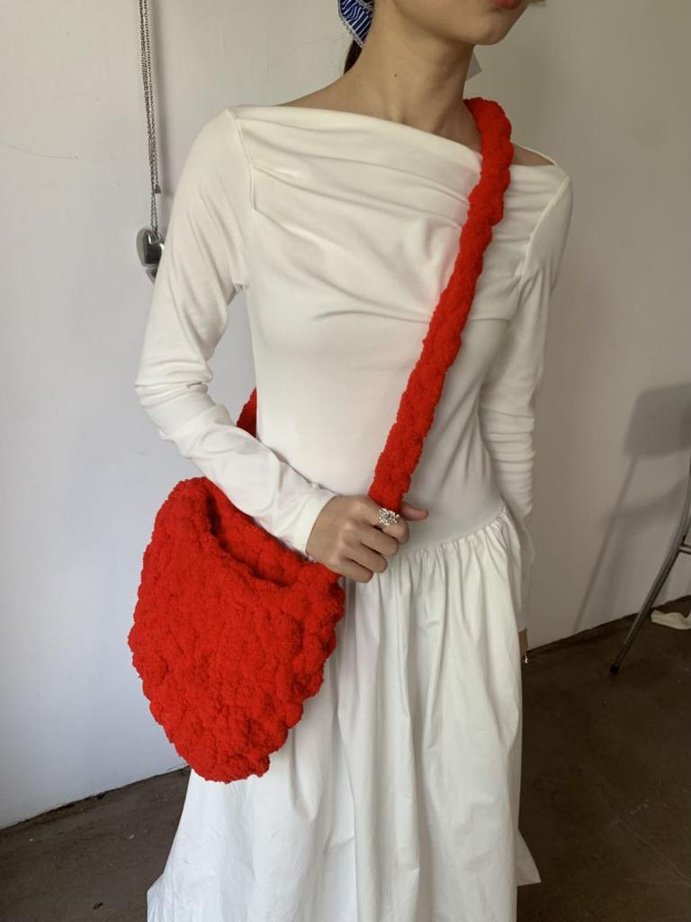 Новая сумка-облако из грубой шерсти Ice Bar, связанная крючком, ручная работа, готовая сумка, самодельная сумка-мессенджер