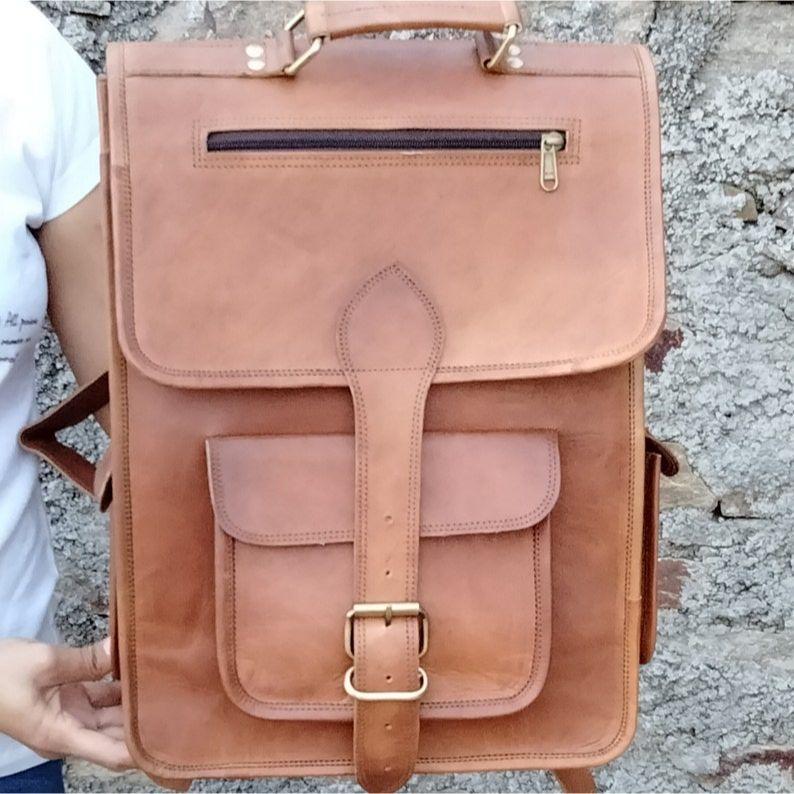 Рюкзак для ноутбука, кожаная сумка, кожаный рюкзак, мужской рюкзак-хипстер, кошелек