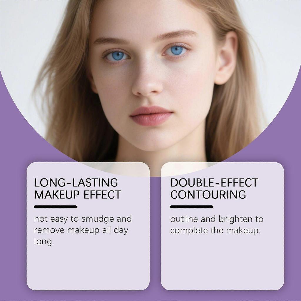 Concealer stick natural color nose shadow contour shadow pen natural concealer three-dimensional waterproof natural color