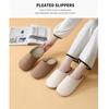 Бесшумные тапочки на подошве, домашняя обувь для помещений, нескользящие, мягкие, удобные, обувь для дома и офиса, нейтральная, зимняя, удобная, дышащая обувь