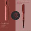LAMY Harry Potter Gryffindor Special Edition Fountain Pen with House Engraving EF Steel Nib Lightweight Aluminum Body Includes LAMY T10 Blue Cartridge
