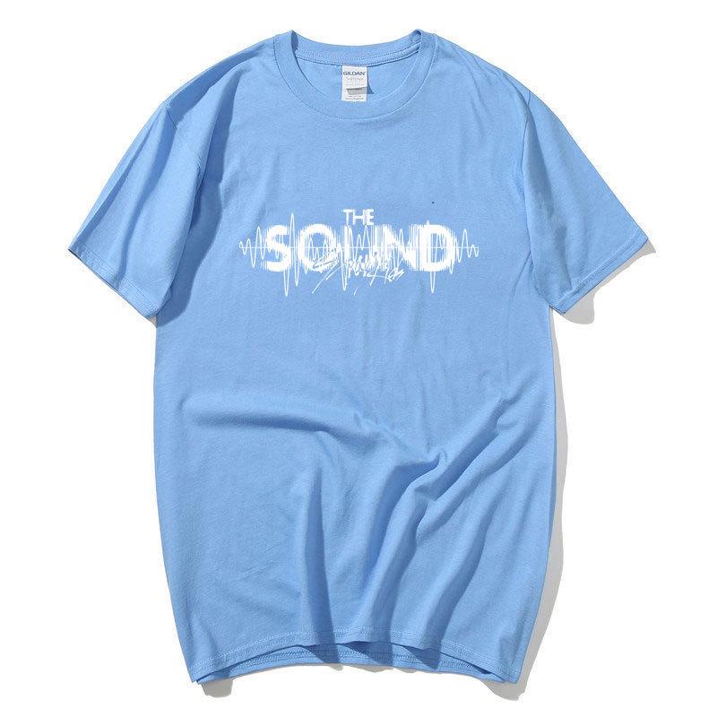 Kpop корейская модная футболка Stray Kids со звуковым музыкальным альбомом, эстетичная женская футболка унисекс, хлопковые футболки большого размера, уличная одежда