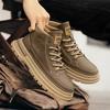 Autumn new men's high-board sports board shoes heightened platform casual versatile outdoor retro shoes