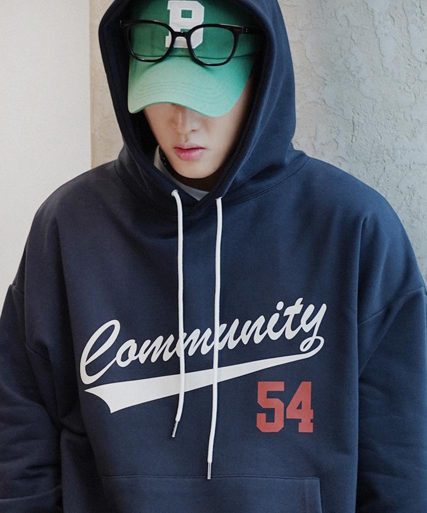 Толстовка с капюшоном Community 54 [Темно-синий]