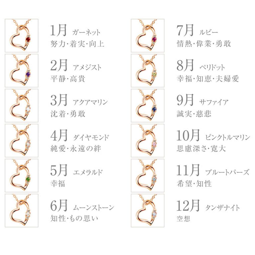 Necklace Diamond Garnet Pink Gold Color January Birthstone [Sears] Women's E1491-p-01