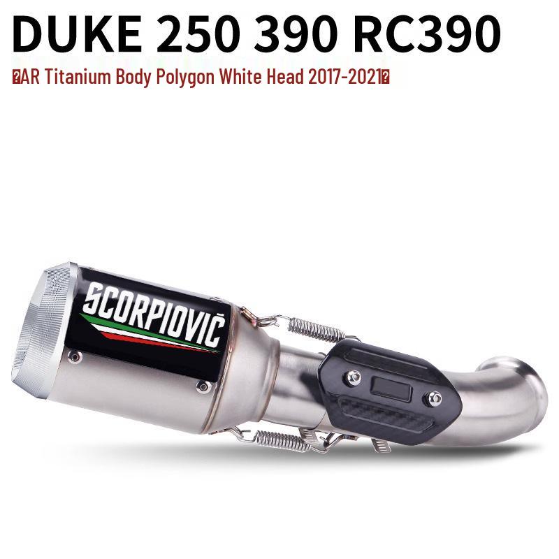 Комплект средней и задней выхлопной трубы для Duke250, RC390, Duke390