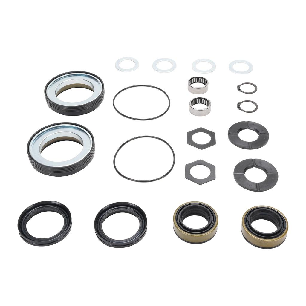 Outer Axle Dust Seal Inner Tube Seal Needle Bearing Snap Ring Thrust Washer Seals Kit 701166X Replacement for Super