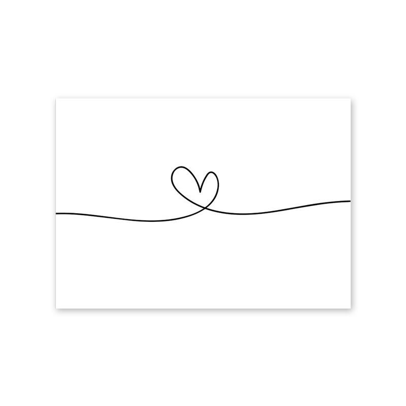 Черно-белый романтический плакат «рука об руку» с принтом на холсте, современная картина с цитатами о любви, настенная художественная картина для пар, влюбленных, декор комнаты