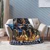 Bombardiro Crocodilo Tralalero Tralala  Blankets Italian Brainrot  Flannel Soft Throw Blanket for Home Restaurant Textile Decor