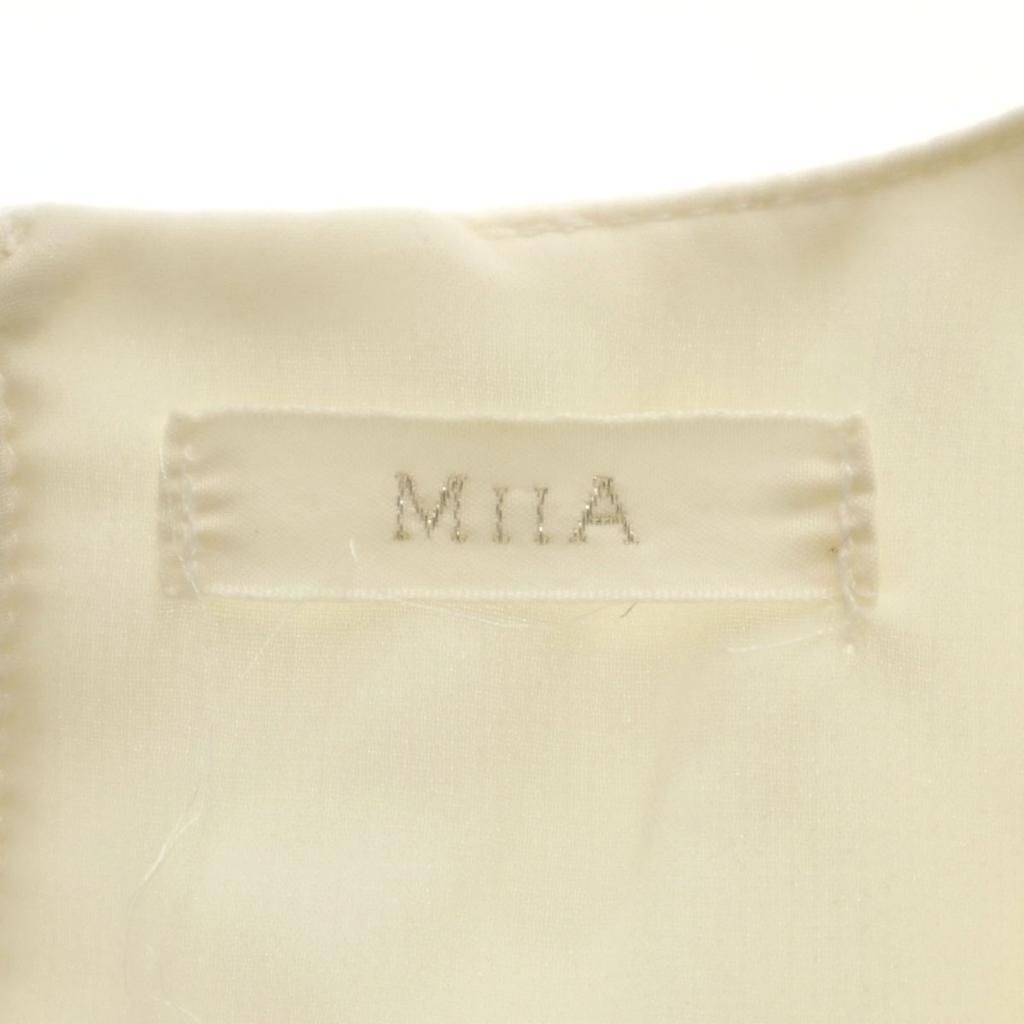 MIIA Рубашка без рукавов с оборками 160 Молочно-белый Детская Б/У