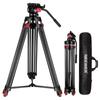 NEEWER Video Tripod 200cm Fluid Head with QR Plate Adjustable Large Camera Tripod Suitable for DSLR Camera Made of Aluminum Alloy Load Capacity 8kg