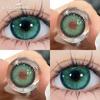 1Pair Korean Lenses Color Contact Lenses For Eyes Borwn Eyes Makeup Beauty Blue Eye Contacts Gray Pupils Green Lenses