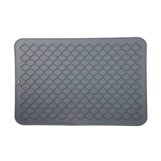 Кухонная столешница, силиконовый коврик для сушки, прямоугольный противоскользящий, складной, быстросохнущий, водонепроницаемая миска для посуды, тарелка, столовая посуда, подставка для столовых приборов, теплоизоляционная подкладка.